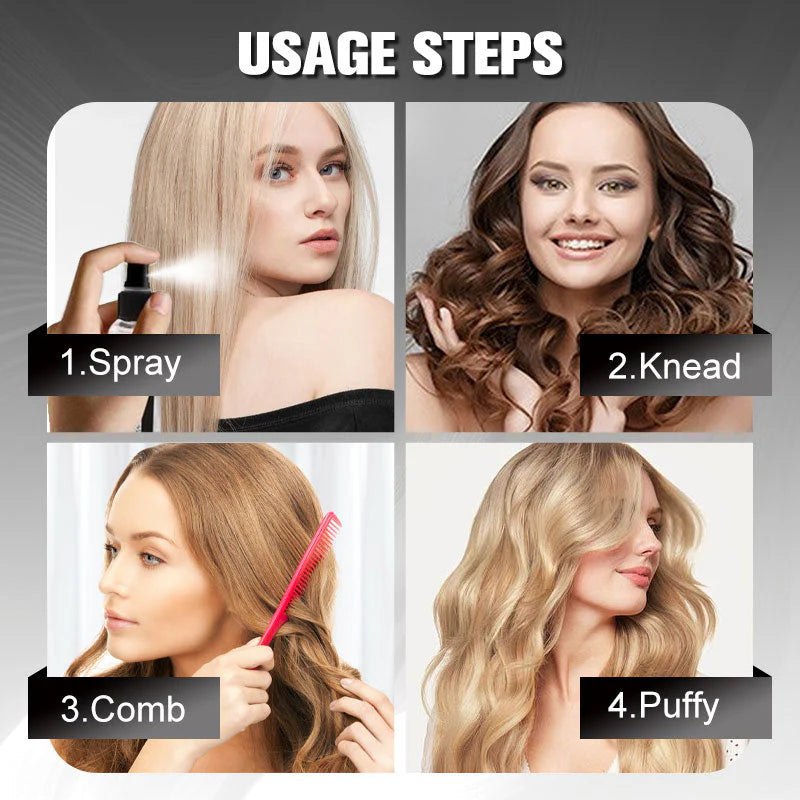 Beljakovinski sprej, ki lasem doda volumen