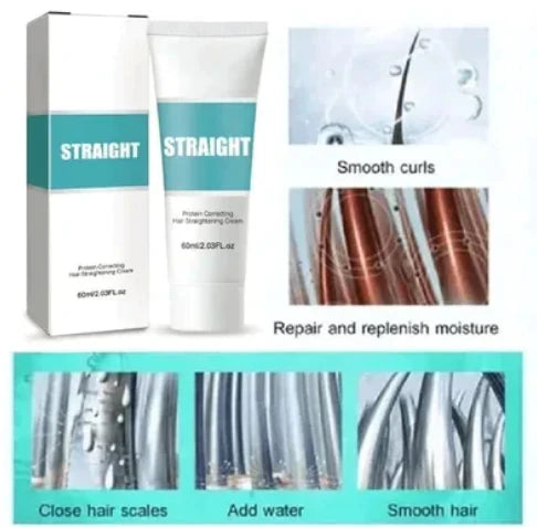 【🎁Kupite 1  dobite 1】Krema za ravnanje las s svilo in keratinom