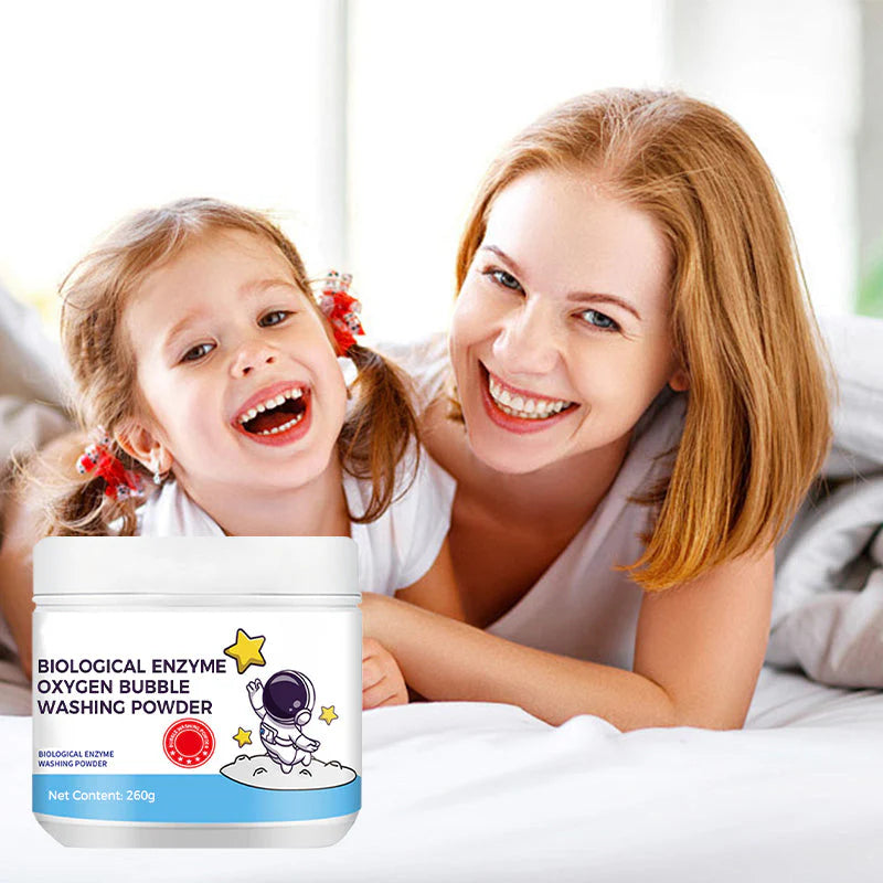 【🧼 Se še vedno mučite s čiščenjem oblačil?】Pralni prašek z biološkimi encimi in kisikovimi mehurčki