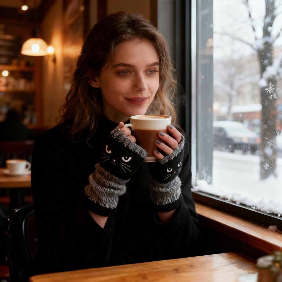 🌟 Rokavice Brez Prstov – Tople, Modne in Praktične! 🧶