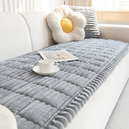 🛋️ Nedrseča korduroj blazina za kavč – čistost & udobje zdaj! 😍