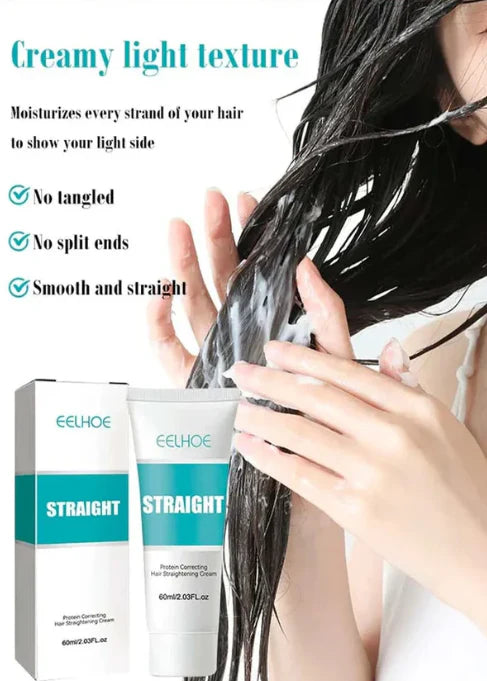 【🎁Kupite 1  dobite 1】Krema za ravnanje las s svilo in keratinom