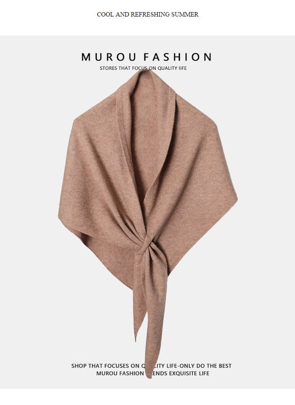 Ženski enobarvni šal s prednostno ponudbo