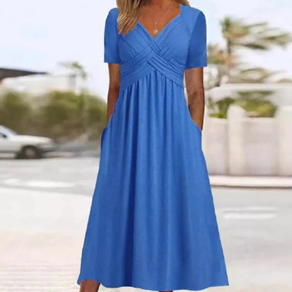 👗 Dolge obleke z V-izrezom – stil in udobje! ✨