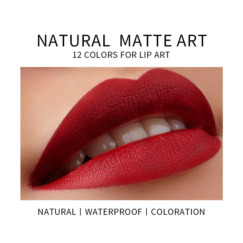 【🔥Drugi kos brezplačen】Matte finish, color-rich, moisturizing lip gloss with easy application