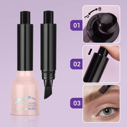 【🔥Drugi kos brezplačen】Tekoči svinčnik za obrvi s čopičem in potopnim učinkom