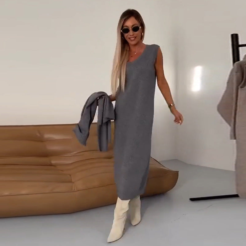 ✨Elegantna in samozavestna - Komplet pletenih oblek