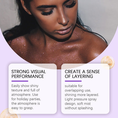 Vijoličen bleščeči označevalnik