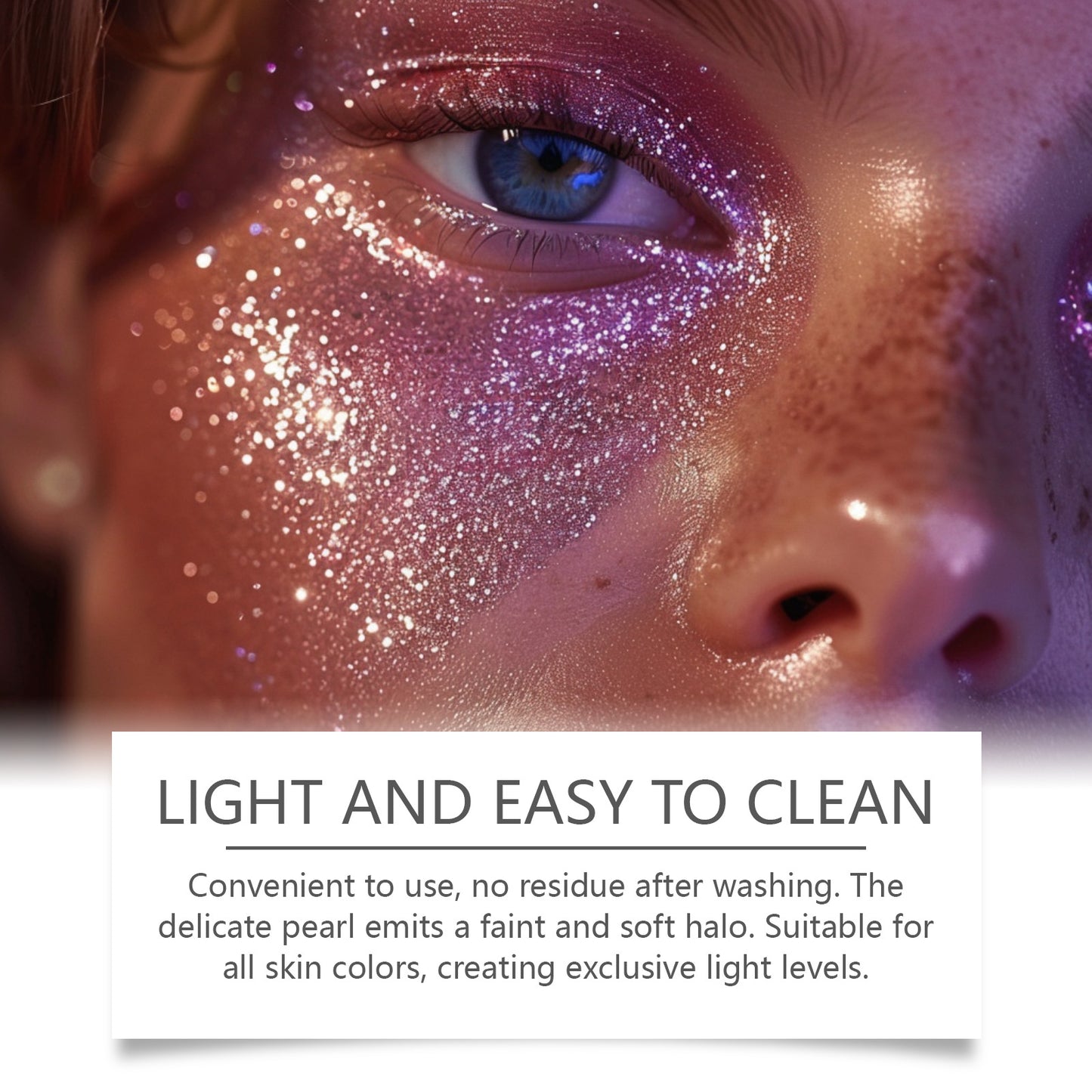 Vijoličen bleščeči označevalnik