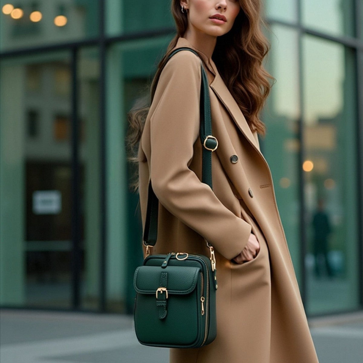 Usnjena torba čez telo