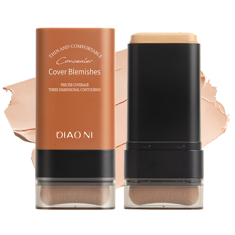 (🔥Kupite 1, dobite 1 gratis🔥)✨2025 Instant Concealing Foundation Stick z vgrajenim čopičem
