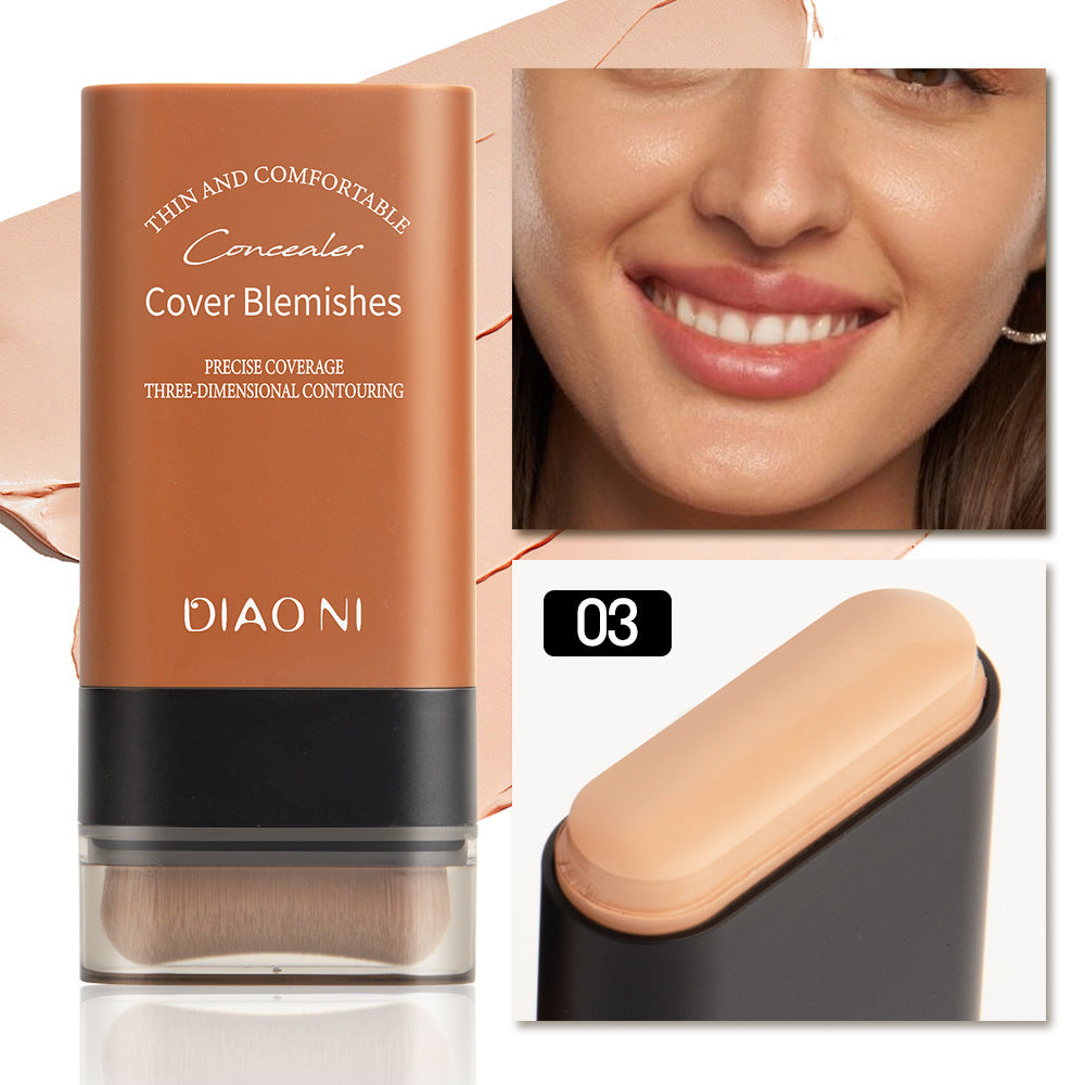 (🔥Kupite 1, dobite 1 gratis🔥)✨2025 Instant Concealing Foundation Stick z vgrajenim čopičem