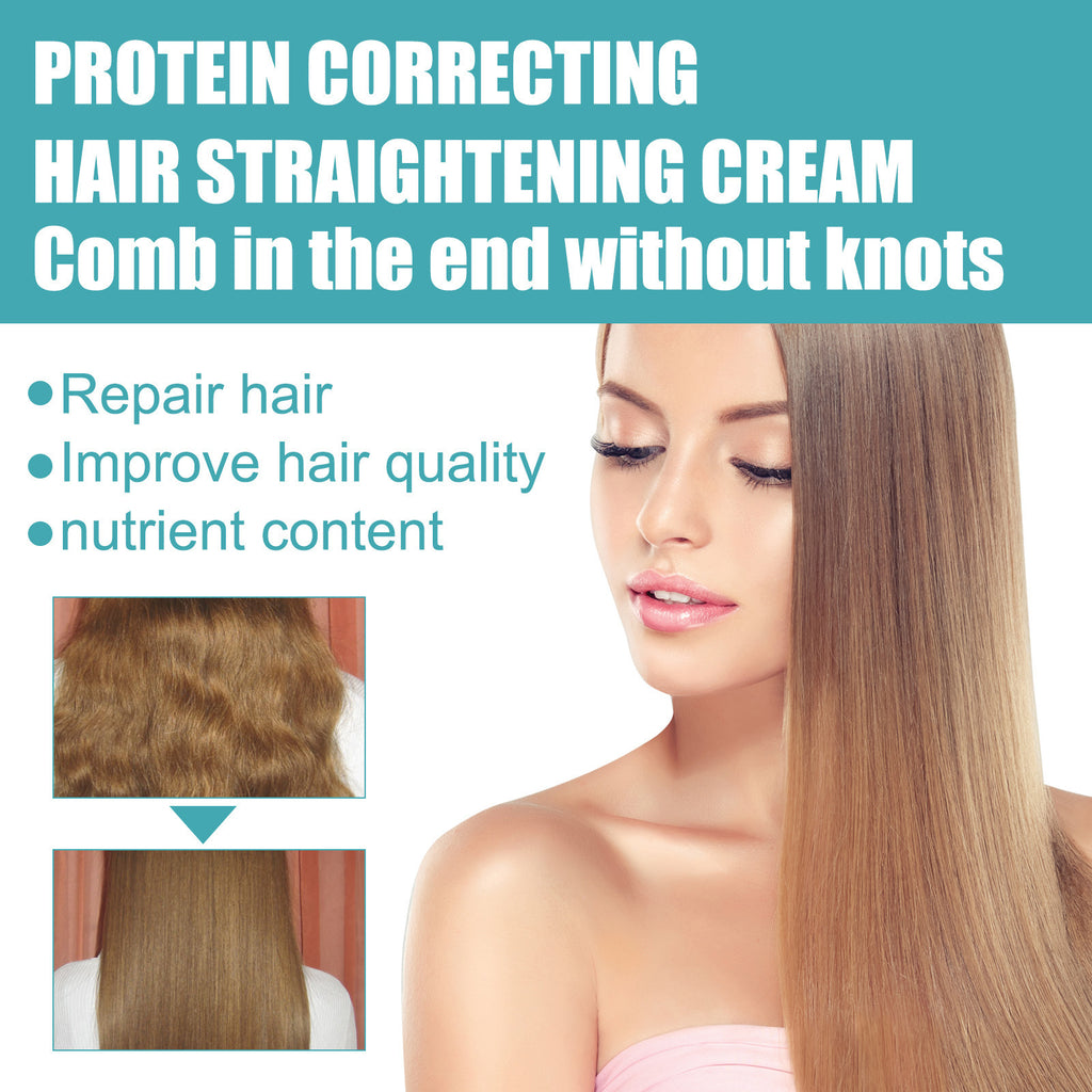【🎁Kupite 1  dobite 1】Krema za ravnanje las s svilo in keratinom