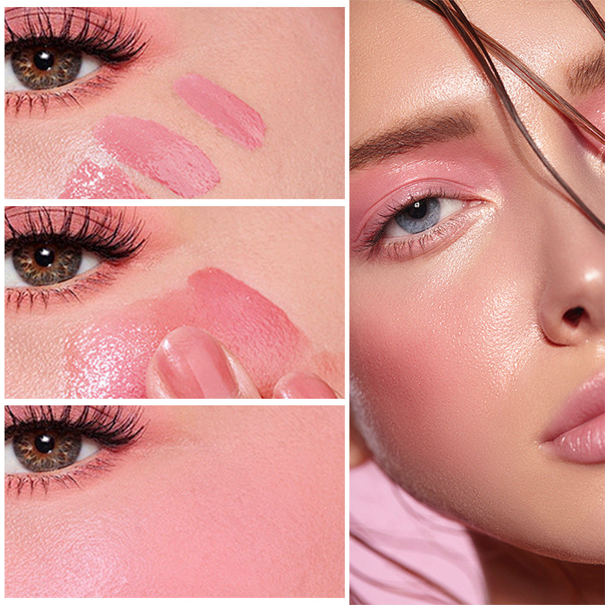 🥰Dvojna čopiča za konturiranje in čopiča za poudarjanje rdečila za lica