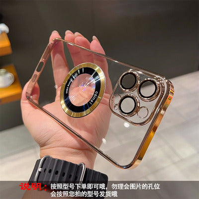 Prozoren magnetni ovitek za iPhone