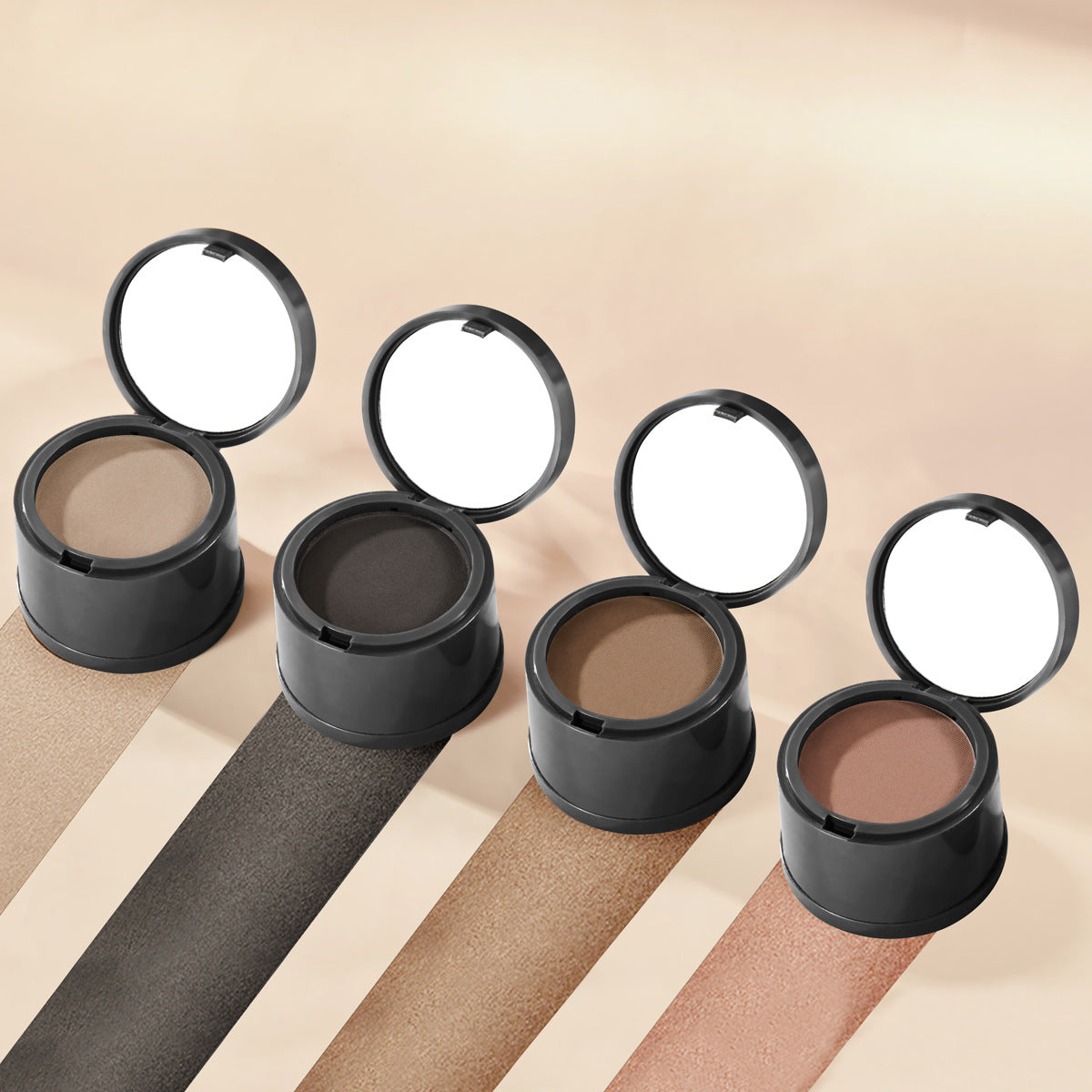 🌟Kompaktno polnilo z ogledalom – enostavno nanesti, potrjaj samozavest kdaj koli!