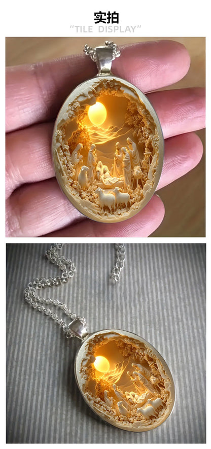 🙏🏻Obesek za rojstvo - Luč vere, večni blagoslov ✨