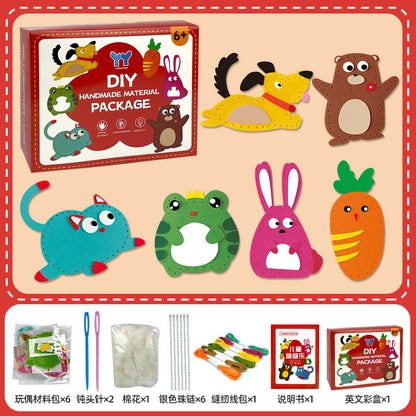 🎨 Otroški komplet za šivanje – varen, ustvarjalen, za razvoj malih mojstrov!