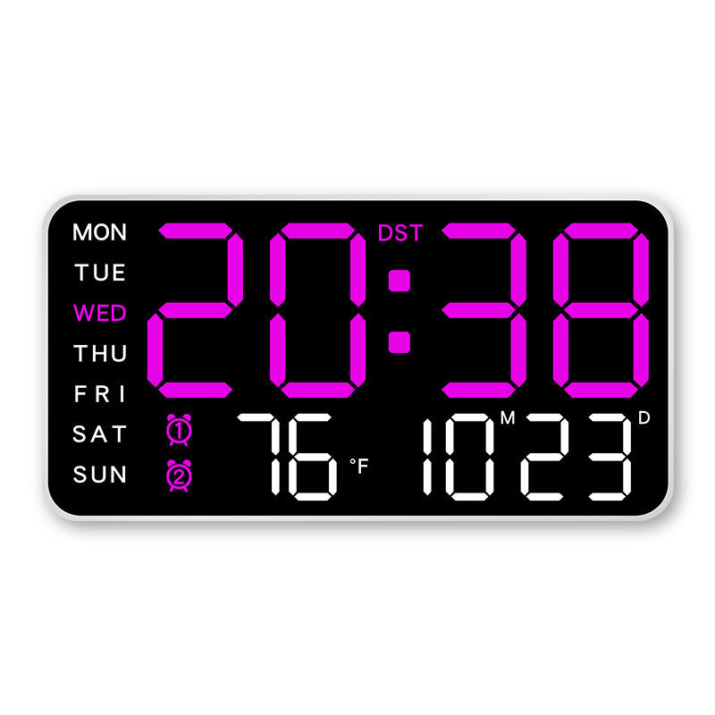 🕒 Velika LED ura vse v enem – zdaj očitno doma! 😍