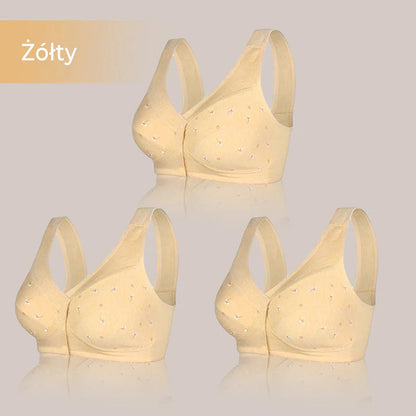 【🎁Drugi kos gratis】Modrček z zapenjanjem spredaj