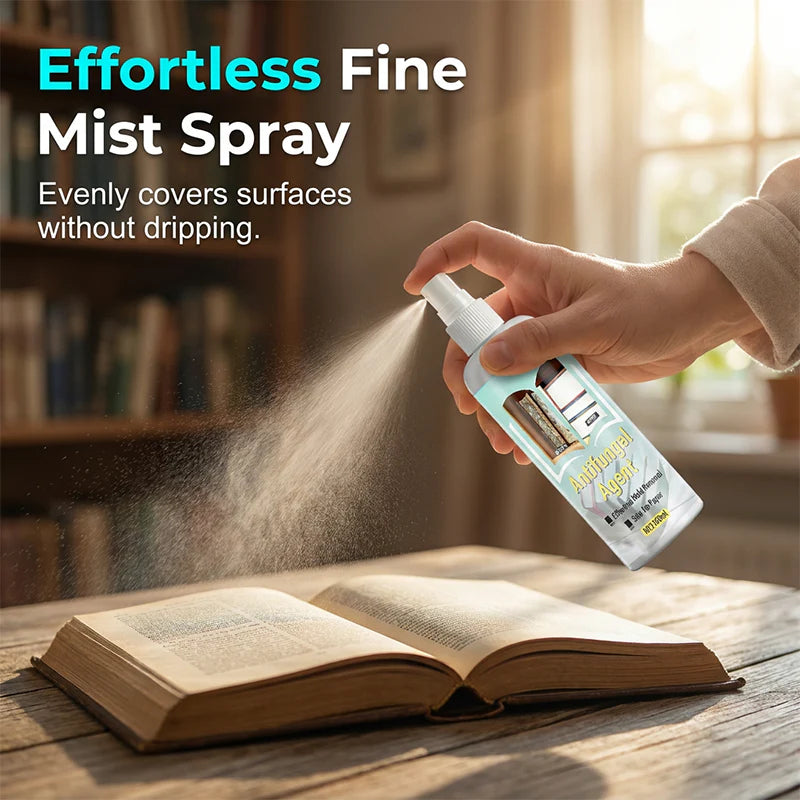 🧴 Penészgátló tisztító spray könyvekhez és dokumentumokhoz – friss illat, kíméletes formula! 📚