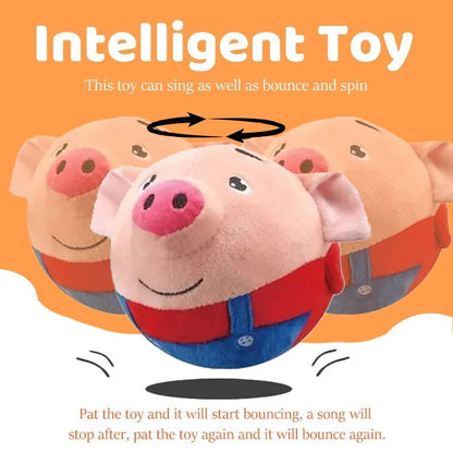 【🐶🐶Hišni ljubljenček soigralec】Plišaste igrače z gibljivimi živalmi