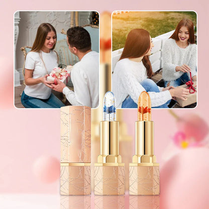 Šminka za ustnice Crystal Jelly Flower, ki spreminja barvo