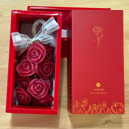 🧼Ročno izdelano kristalno milo vrtnica – darilo za sebe ali najljubše!