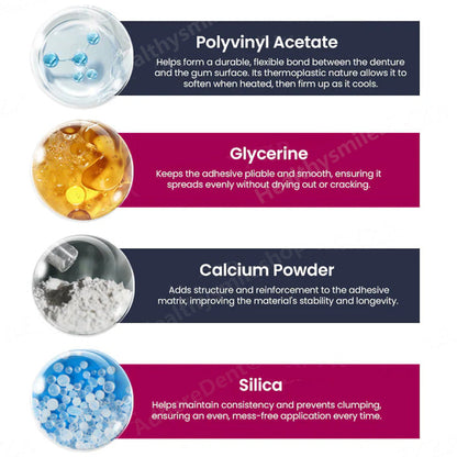 【🔥Kupite 1, dobite 1 gratis🔥】AdhereDent® Termoplastično lepilo za proteze ⏳ Trajna retencija proteze