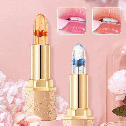 Šminka za ustnice Crystal Jelly Flower, ki spreminja barvo