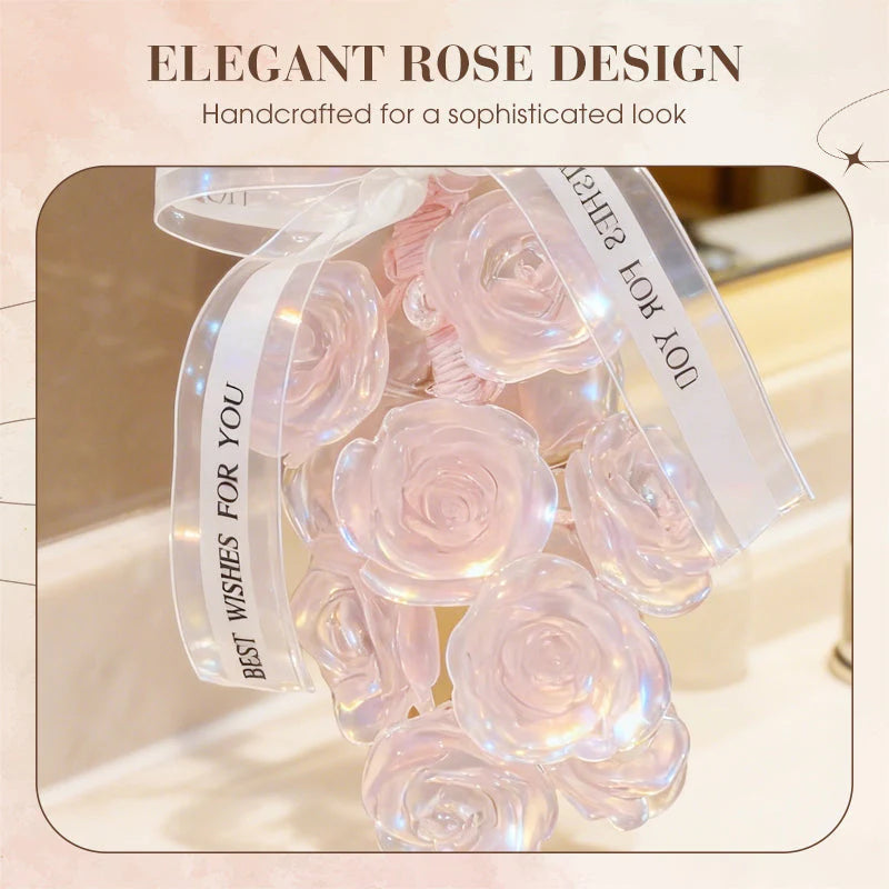 🧼Ročno izdelano kristalno milo vrtnica – darilo za sebe ali najljubše!