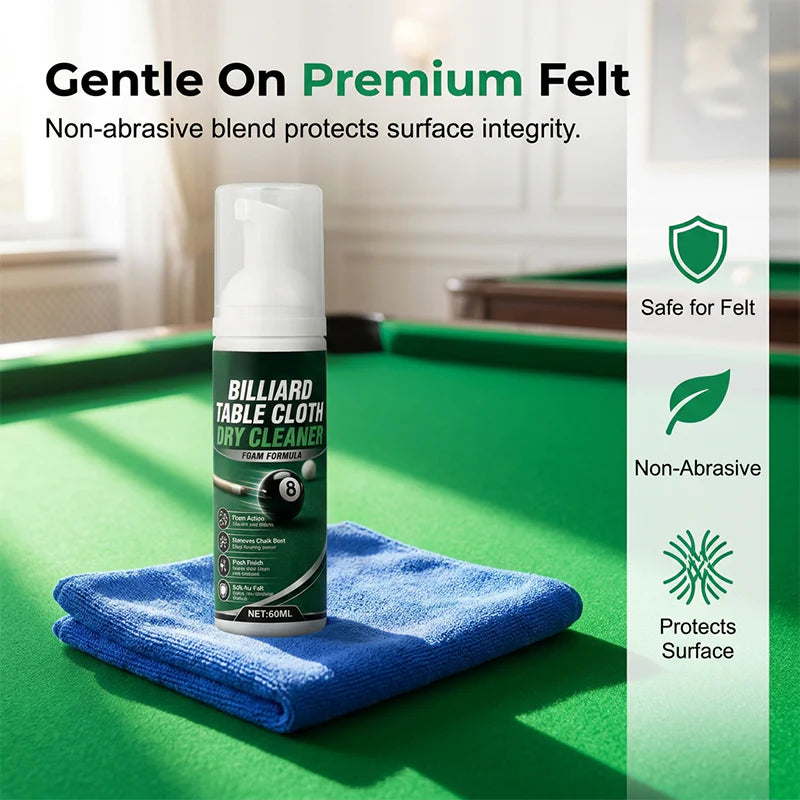 🎱 Pena za čiščenje biljardne mize – ✨ Temeljito čiščenje in nežna nega platna 🧼💪