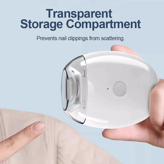 💅 Univerzalni brusilnik za nohtov: 3 hitrosti + LED svetloba – varno za celo družino!