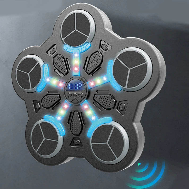 🥊 Bluetooth Glasbeni Boksarski Stroj – Ritmična Osvetlitev + 3 Hitrosti + Varno Vadbo! ✨