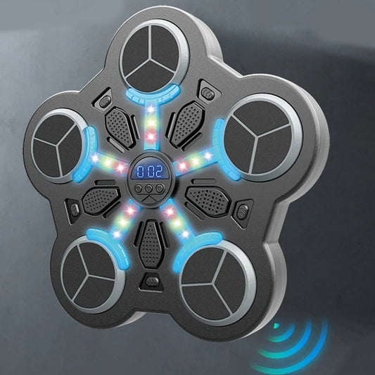 🥊 Bluetooth Glasbeni Boksarski Stroj – Ritmična Osvetlitev + 3 Hitrosti + Varno Vadbo! ✨