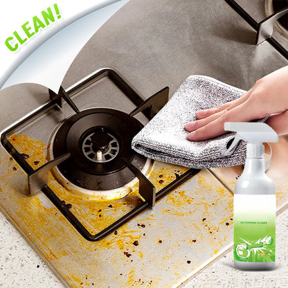 【💥 Z lahkoto odstrani oljne madeže in trdovratno umazanijo!】Univerzalni čistilni sprej brez izpiranja