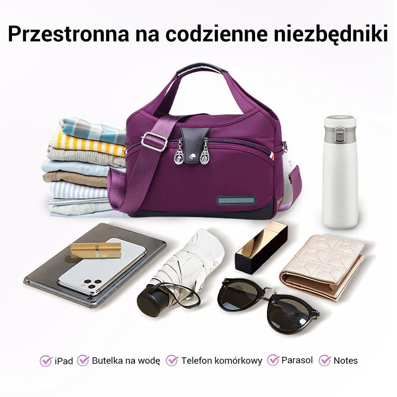 ✨ Antykradzieżowa Torba z 10 Kieszeniami – Lekka in Modna za Vsakdanjo Uporabo! ✨