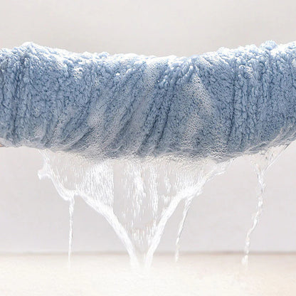 Hitro sušeča brisača za lase s turbanom