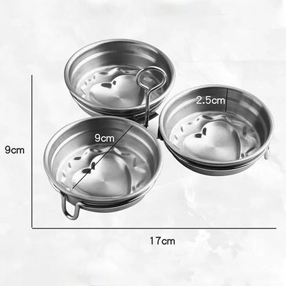 Kuhalnik za jajca iz nerjavečega jekla 304