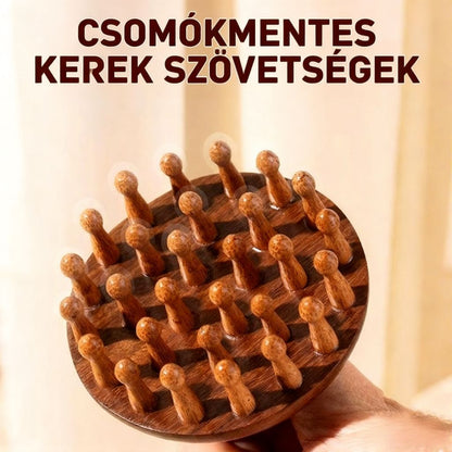 【🎁Več ko kupite, več popustov dobite】Masažni glavnik iz naravnega sandalovine