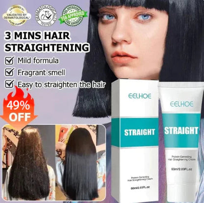 【🎁Kupite 1  dobite 1】Krema za ravnanje las s svilo in keratinom