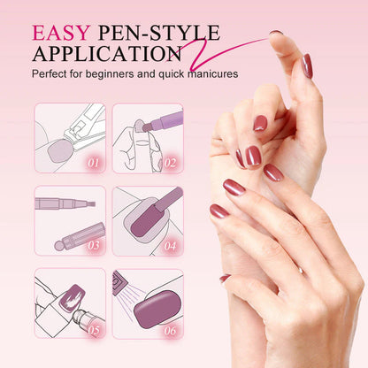 🛍️ 2-v-1 Cat Eye Nail Art Pen – Salon kakovost doma, brez orodij! ✨ Prihrani čas & denar!