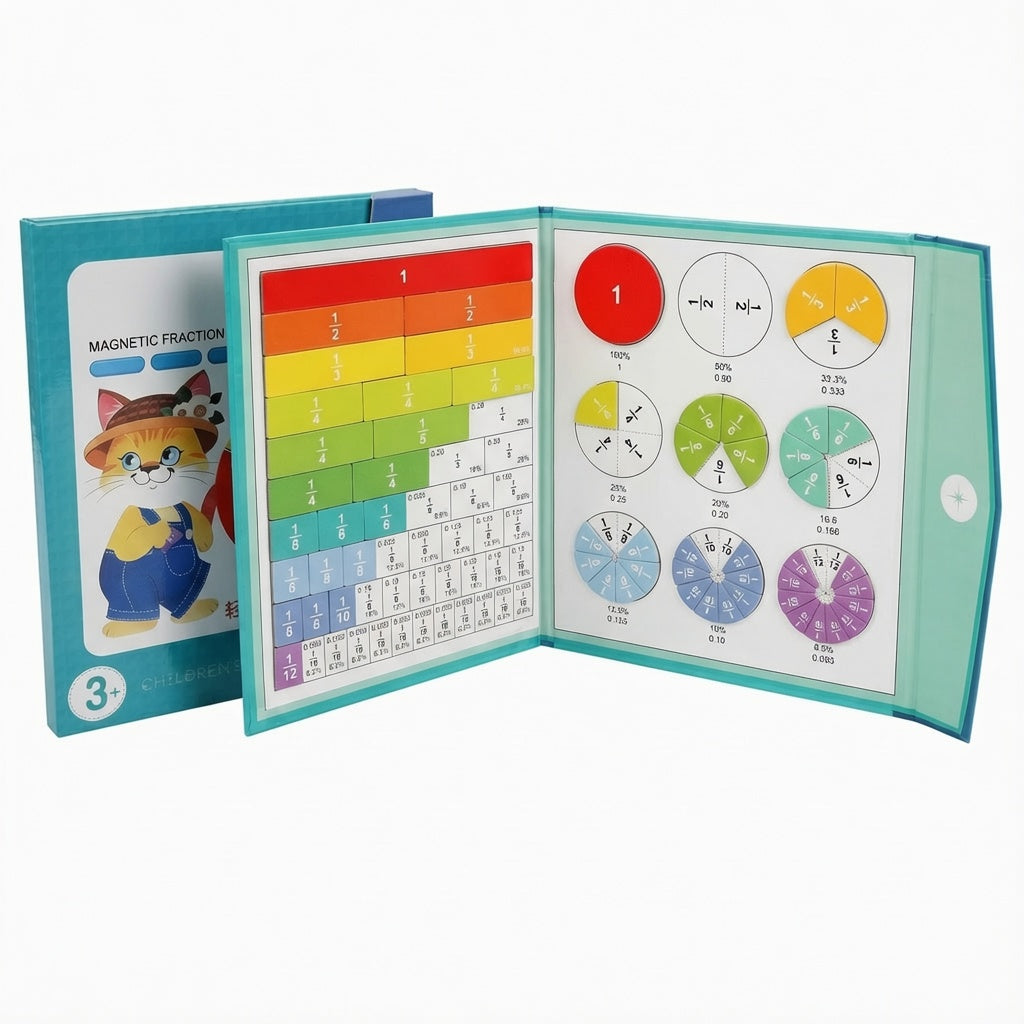🧲 Magnetni pripomočki za ulomke – zabavno učenje matematike! 📖