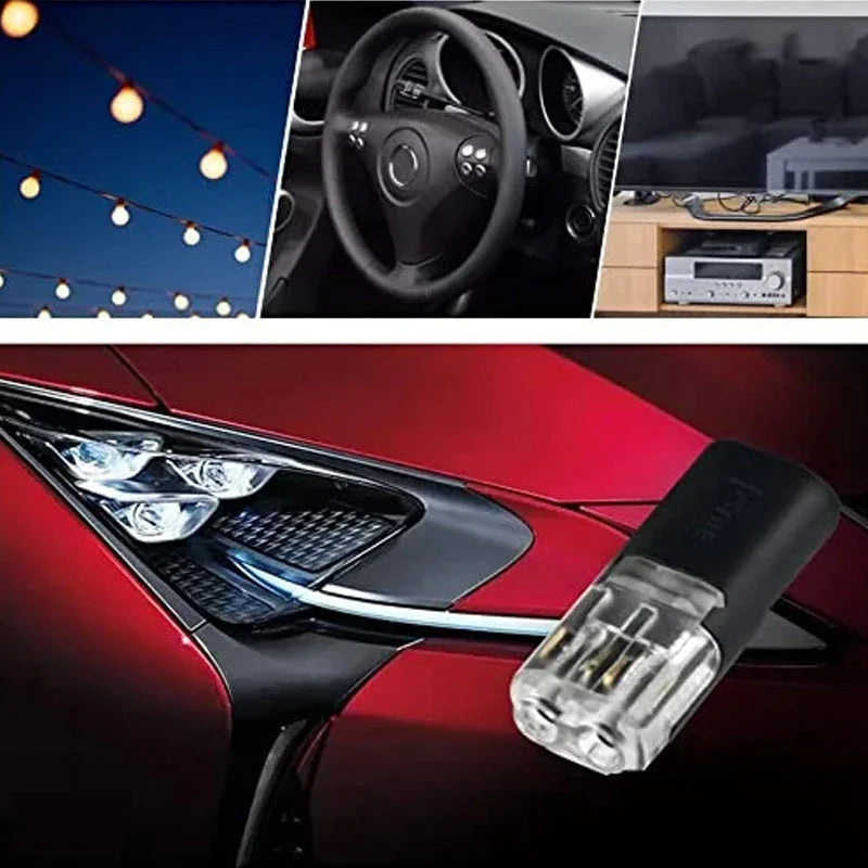 Dvožilni vtični konektor z zaklepno sponko