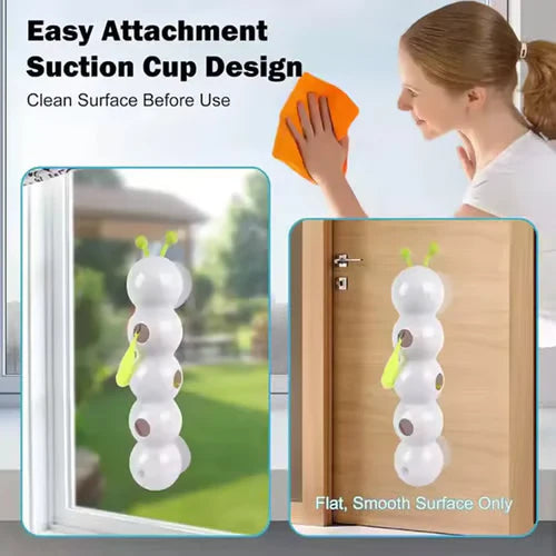 【😺 Učinkovito odpravlja dolgčas in stres pri vaši mački ter tako zabava vašega ljubljenčka.】Interaktivna električna mačja igrača gosenica