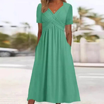 👗 Dolge obleke z V-izrezom – stil in udobje! ✨
