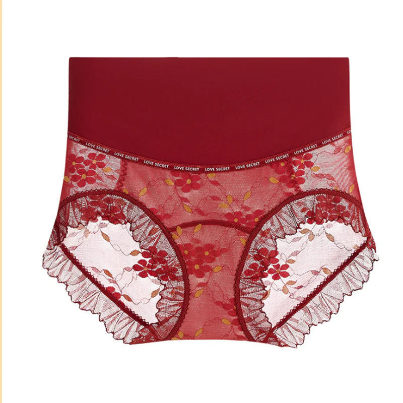 【🔥Kupite 1 dobite 1 gratis🔥】Ženske zračne brezšivne hlačke z visokim pasom in čipko