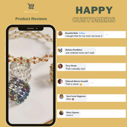 💍 2v1 Zapestnica + Prstan – Blešči CZ Diamanti + Nastavljiv Kroj! ✨