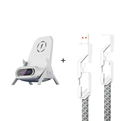 ⚡ Brezžični hitri polnilnik + hlajenje: Univerzalno stojalo za telefon - udobje in stil!