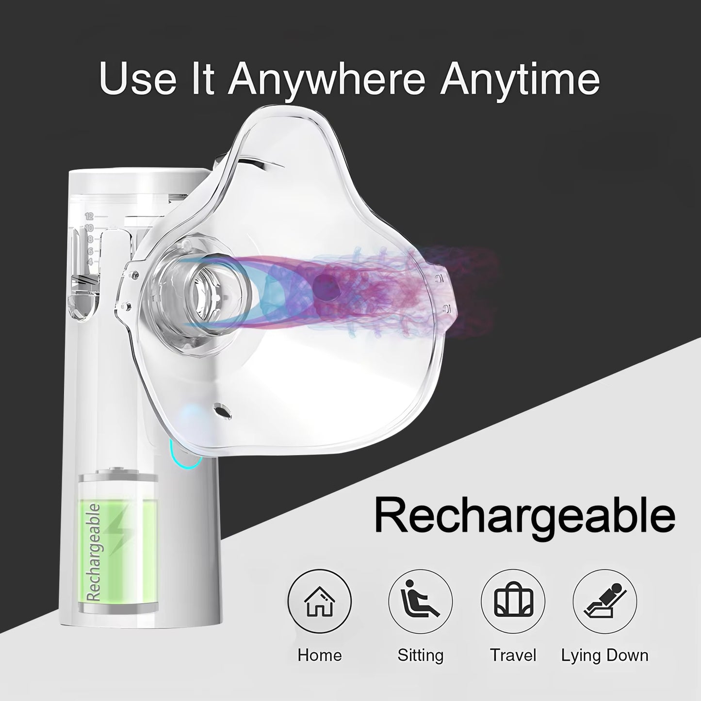 🌬️ Medicinski nebulator – ponovno dihajte svobodno v samo 7 dneh! 💨 Hitro lajša kašelj, zamašen nos in tiščanje v prsih.